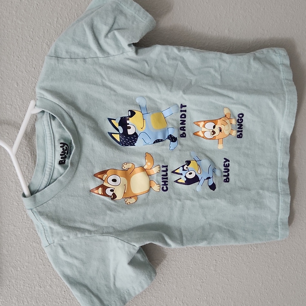 2/$10 EUC Bluey Toddler Shirt 3T
